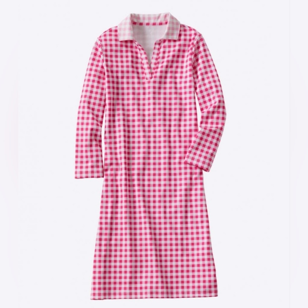 Draper James Lands' End Gingham dress